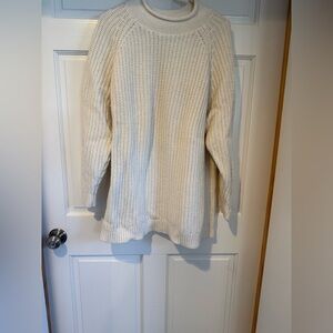 Warm, comfy mock turtleneck sweater